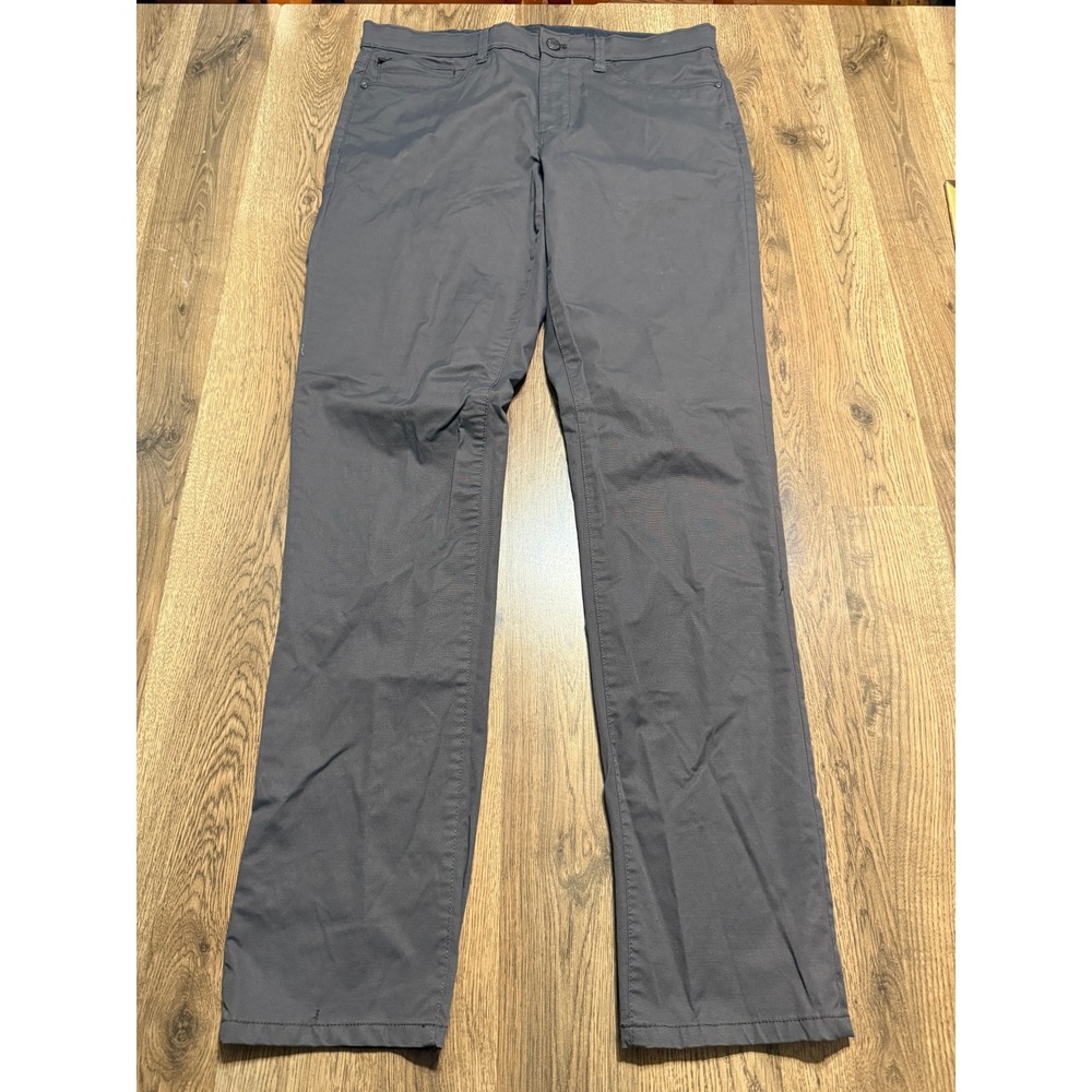 English Laundry Pants Mens Size 34 Gray Chino 5-Pocket Stretch Casual